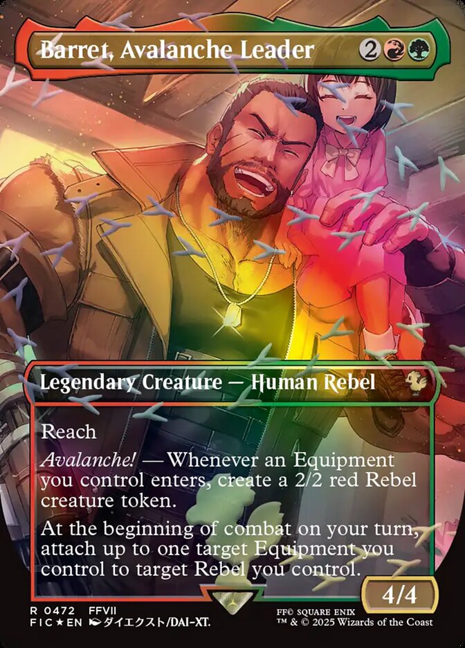 Barret, Avalanche Leader 472 (Commander: FINAL FANTASY)  - Foil | Good Games North