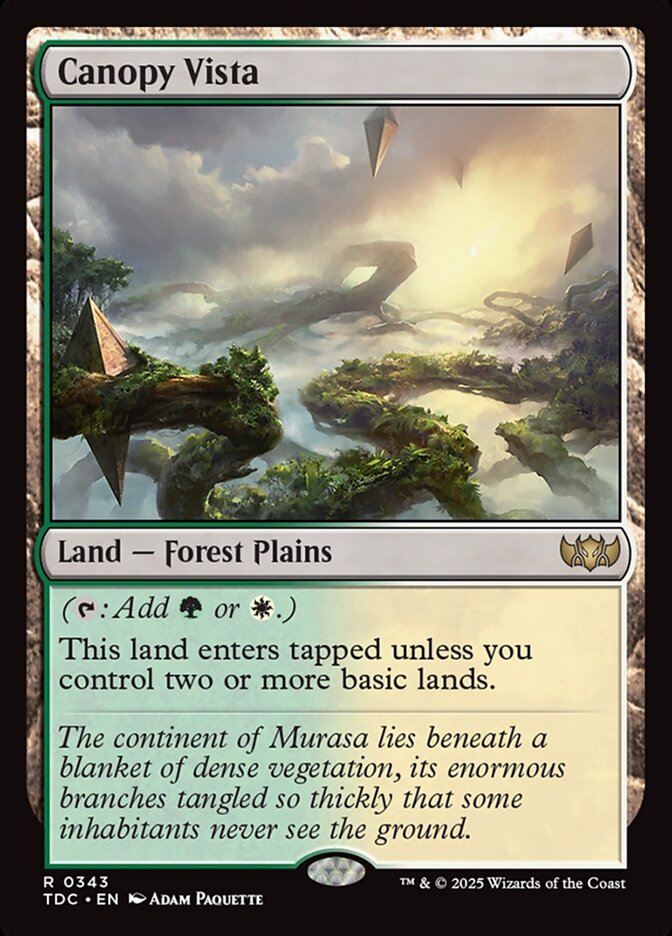 Canopy Vista (Commander: Tarkir: Dragonstorm)  | Good Games North