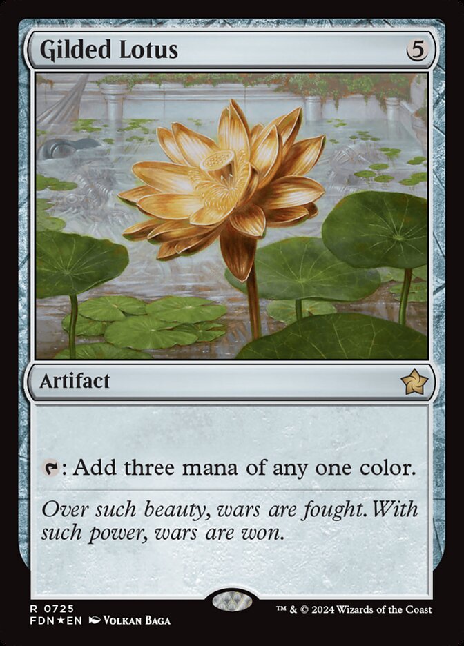 Gilded Lotus (Foundations)  - Foil | Good Games North