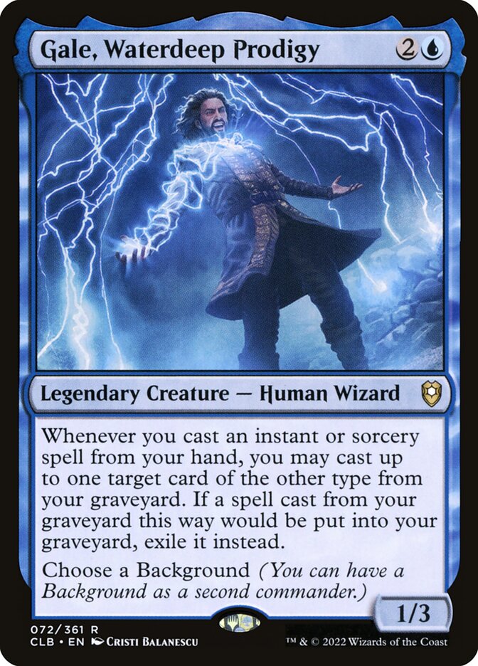 Gale, Waterdeep Prodigy (Commander Legends: Battle for Baldur's Gate)  | Good Games North