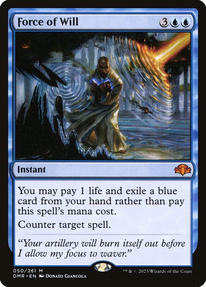Force of Will (Dominaria Remastered)  - Foil | Good Games North