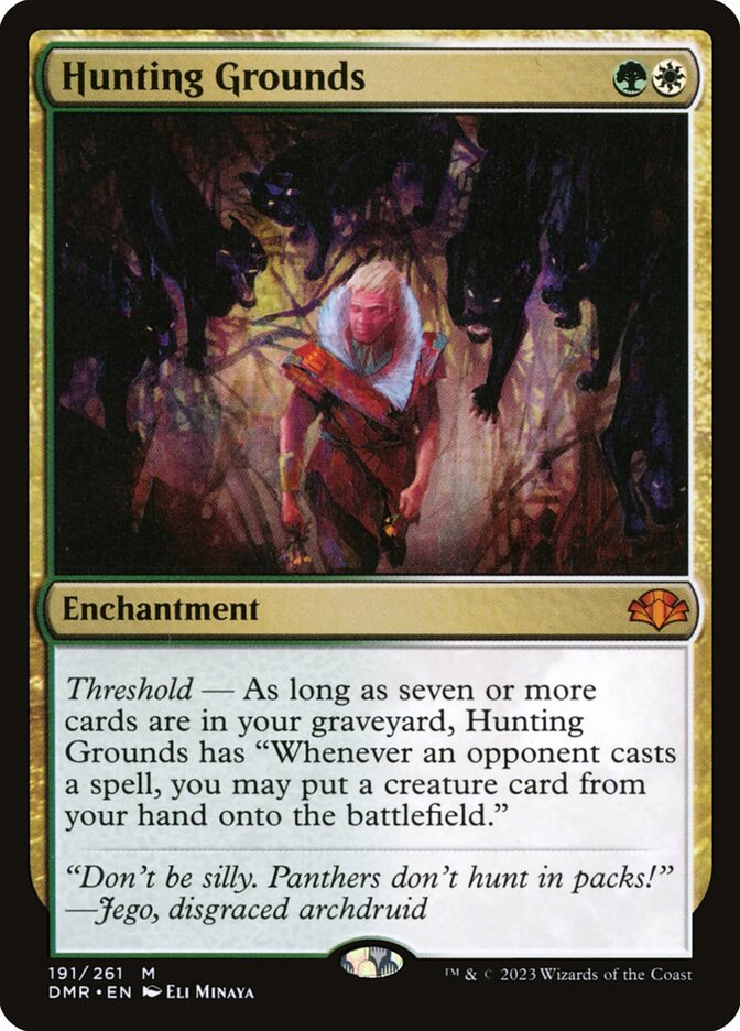 Hunting Grounds (Dominaria Remastered)  - Foil | Good Games North