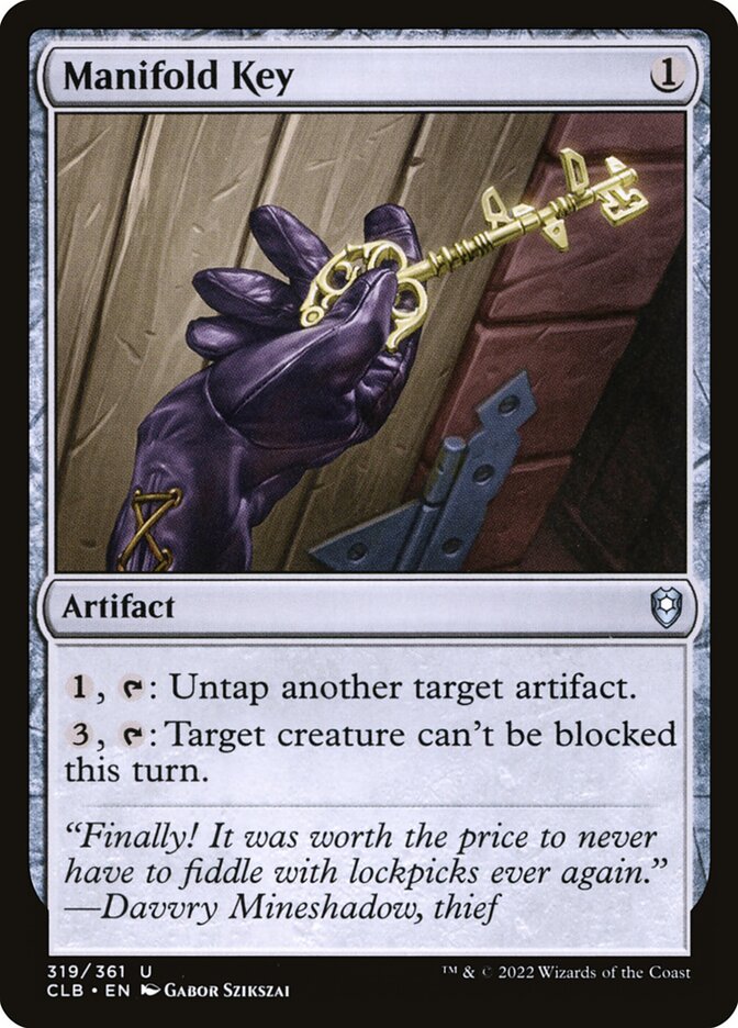 Manifold Key 319 (Commander Legends: Battle for Baldur's Gate)  - Foil | Good Games North