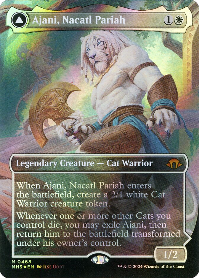 Ajani, Nacatl Pariah // Ajani, Nacatl Avenger (Modern Horizons 3)  - undefined | Good Games North