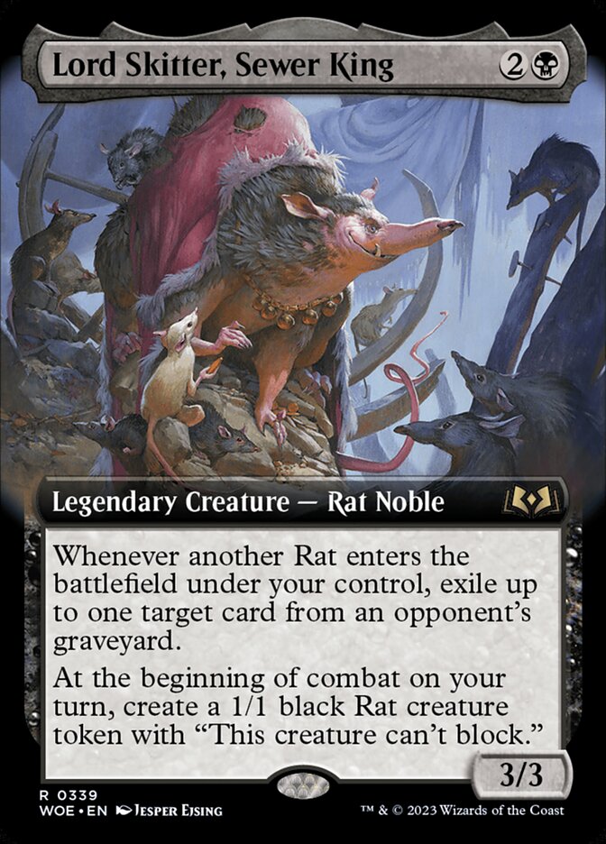 Lord Skitter, Sewer King 339/276 (Wilds of Eldraine)  - Foil | Good Games North
