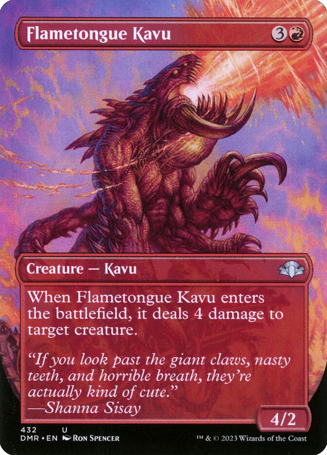 Flametongue Kavu (Dominaria Remastered)  | Good Games North