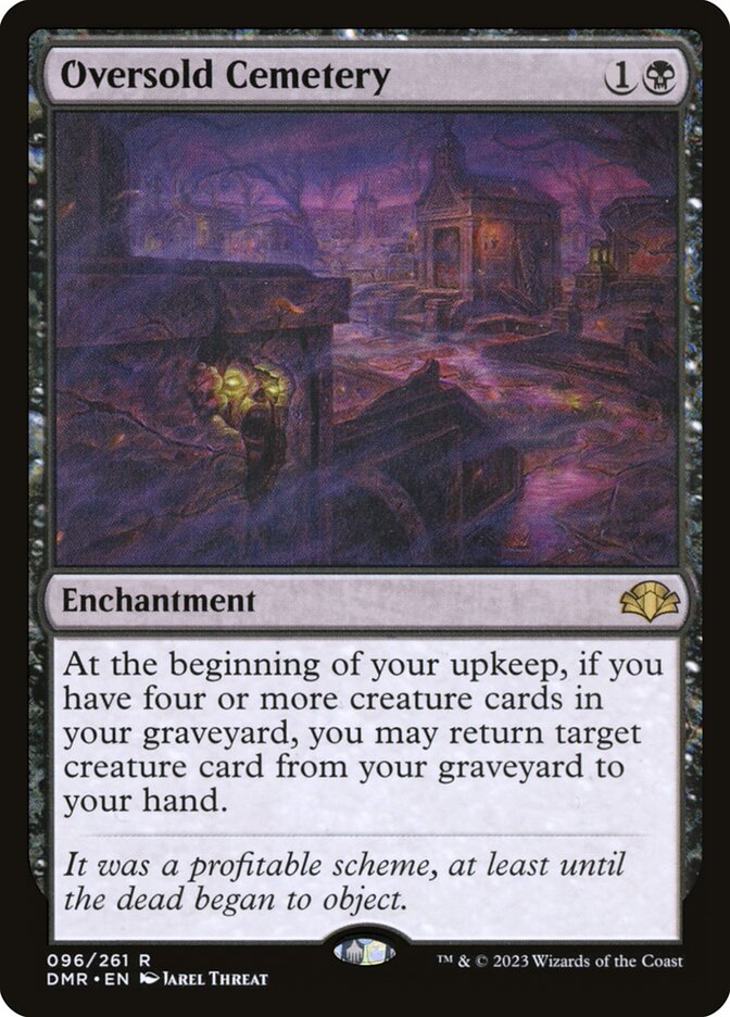 Oversold Cemetery 96/261 (Dominaria Remastered)  | Good Games North