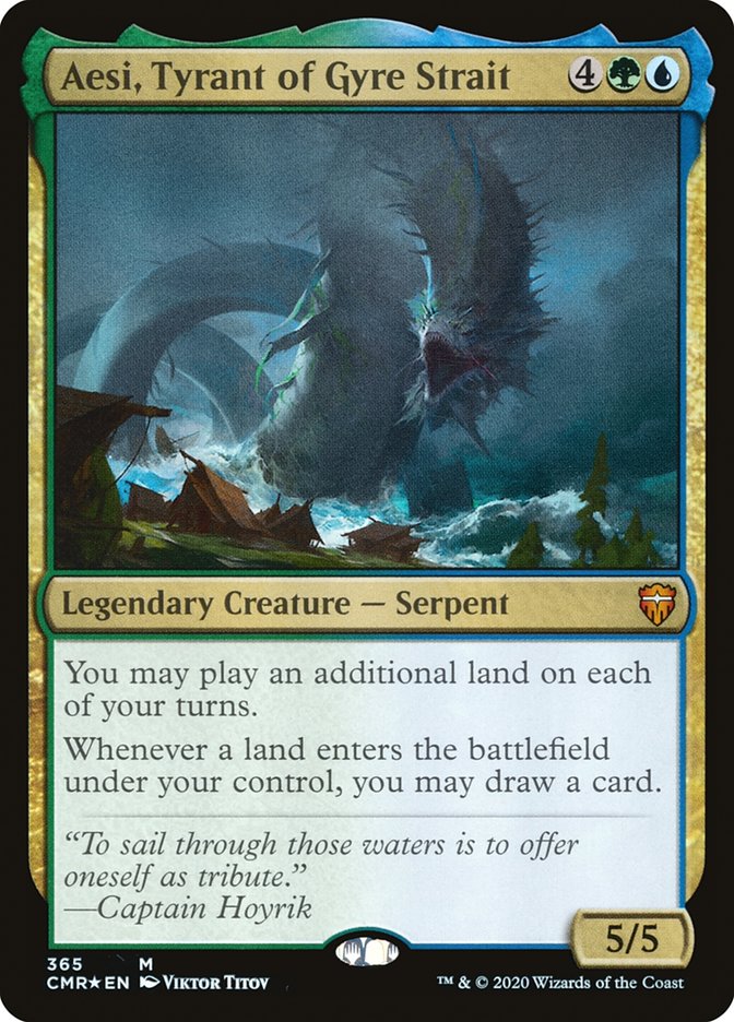 Aesi, Tyrant of Gyre Strait (Commander Legends)  - Foil | Good Games North
