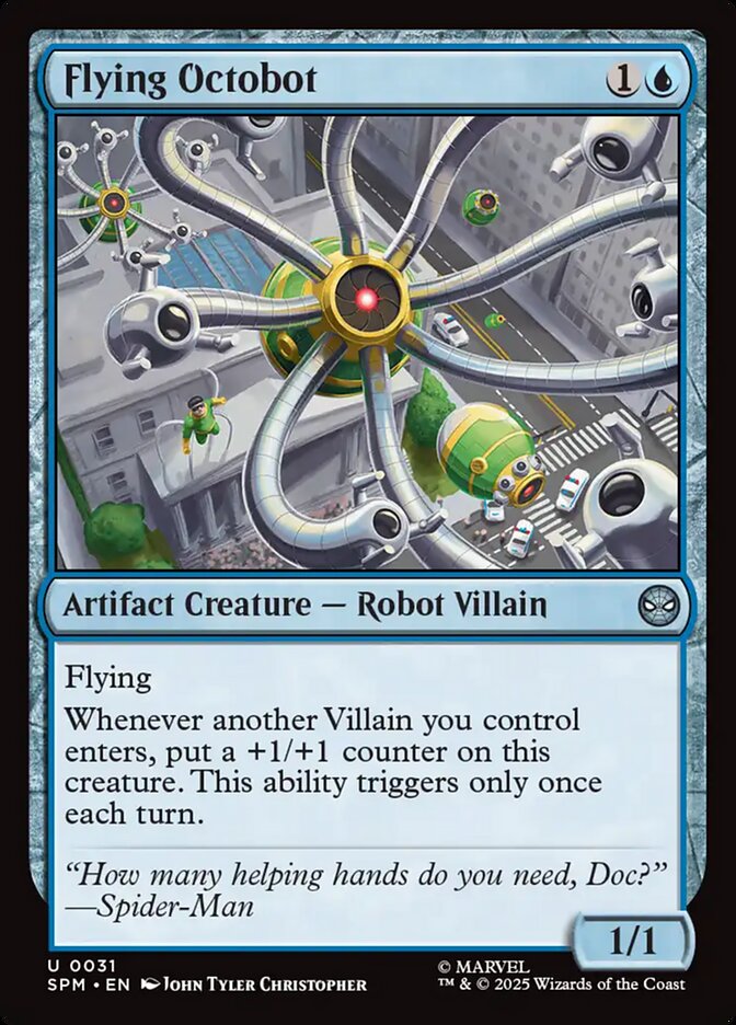 Flying Octobot 31/198 (Marvel's Spider-Man)  - Foil | Good Games North