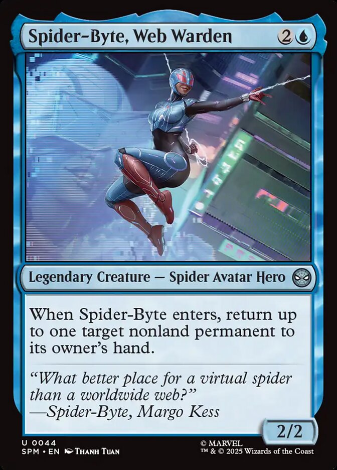 Spider-Byte, Web Warden (Marvel's Spider-Man)  - Foil | Good Games North