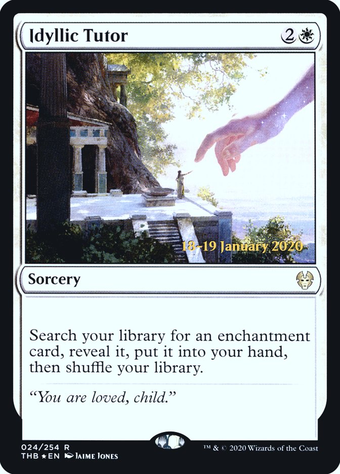 Idyllic Tutor 24s/137 (Prerelease Cards)  - Foil | Good Games North
