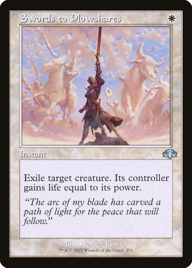 Swords to Plowshares (Dominaria Remastered)  - Foil | Good Games North