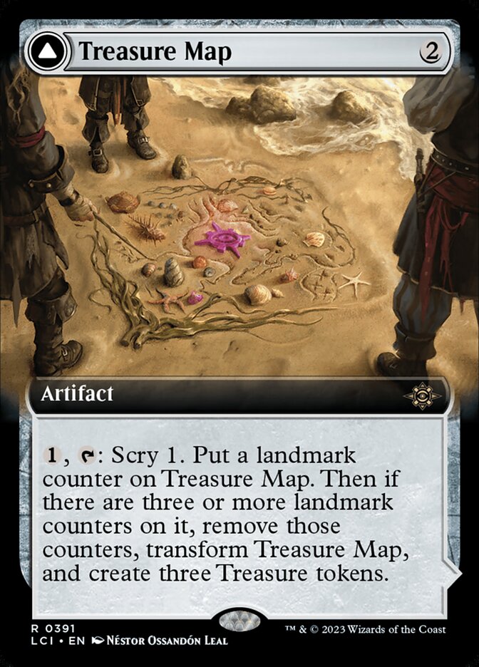 Treasure Map // Treasure Cove (The Lost Caverns of Ixalan)  - Foil | Good Games North