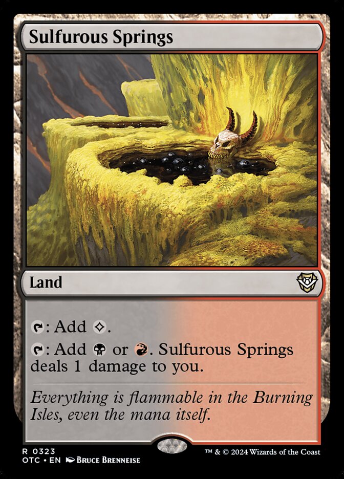 Sulfurous Springs 323/342 (Commander: Outlaws of Thunder Junction)  | Good Games North