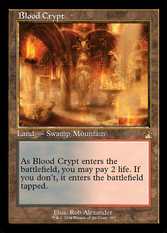 Blood Crypt (Ravnica Remastered)  - Foil | Good Games North