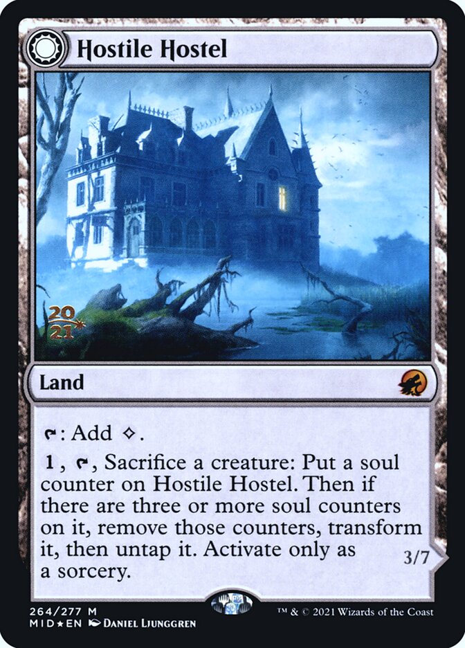 Hostile Hostel // Creeping Inn (Prerelease Cards)  - Foil | Good Games North