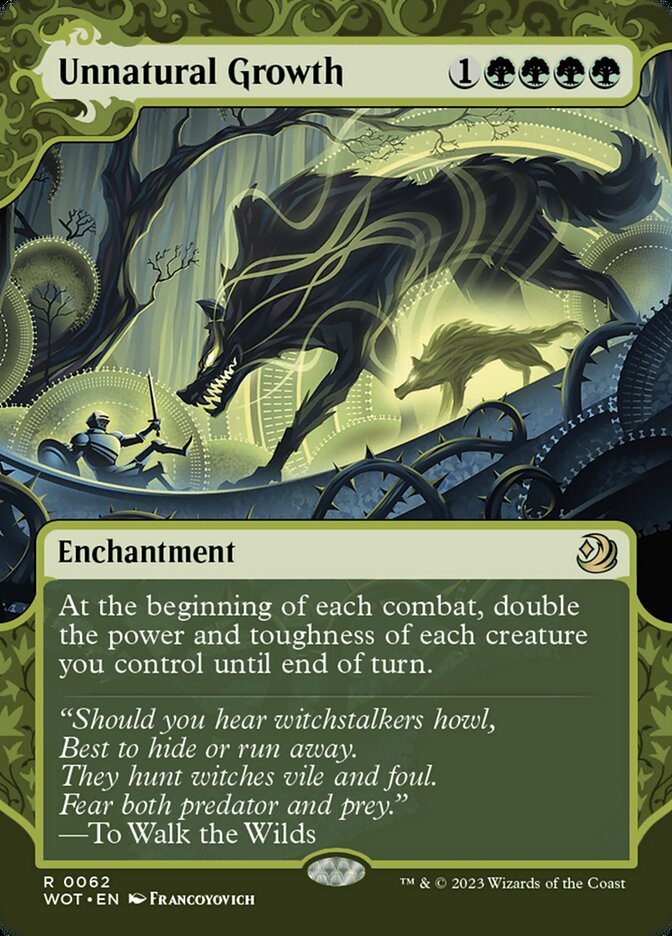 Unnatural Growth (Wilds of Eldraine: Enchanting Tales)  | Good Games North