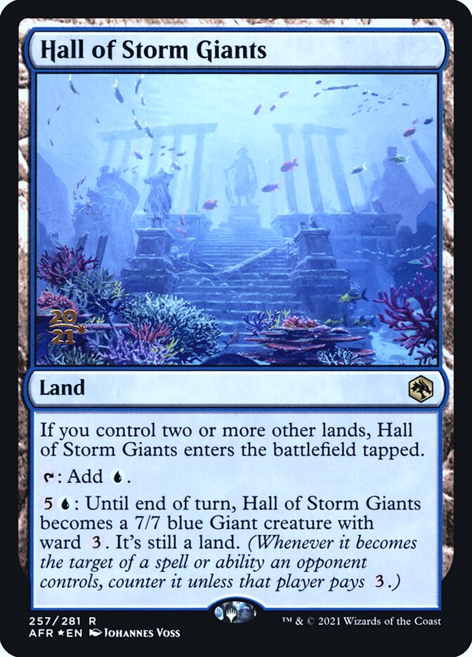 Hall of Storm Giants (Prerelease Cards)  - Foil | Good Games North