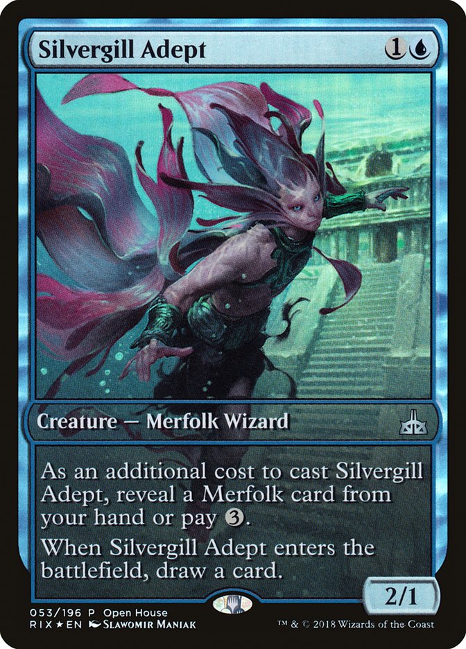 Silvergill Adept (Open House Promos)  - Foil | Good Games North