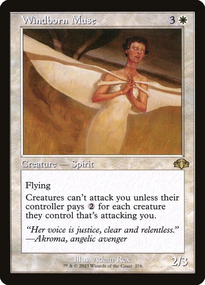 Windborn Muse 278/261 (Dominaria Remastered)  - Retro Foil | Good Games North
