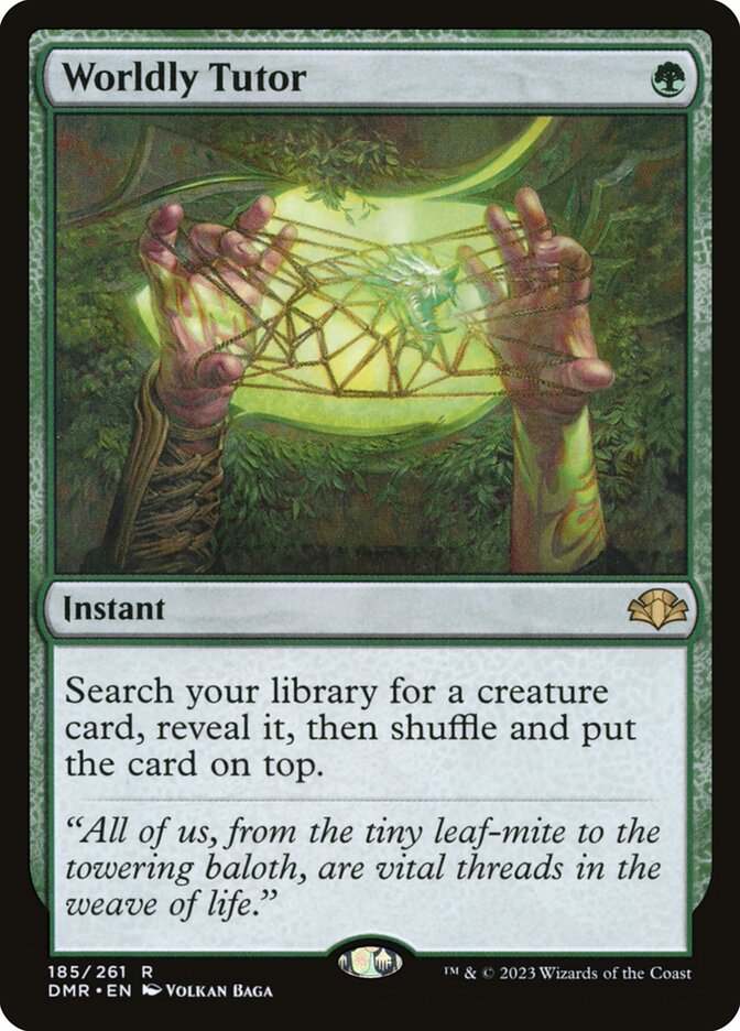 Worldly Tutor (Dominaria Remastered)  | Good Games North