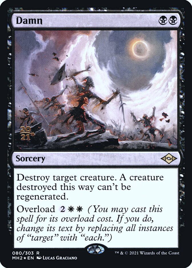 Damn (Prerelease Cards)  - Foil | Good Games North