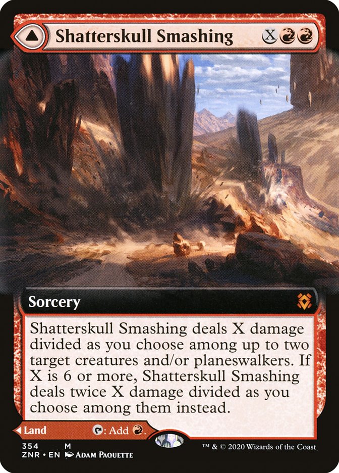 Shatterskull Smashing // Shatterskull, the Hammer Pass (Zendikar Rising)  | Good Games North