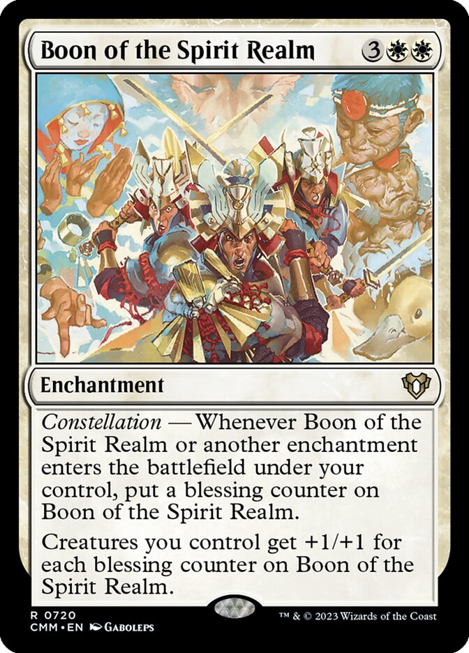 Boon of the Spirit Realm 720/451 (Commander Masters)  | Good Games North
