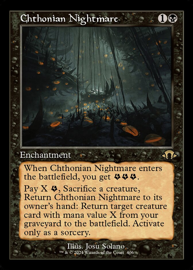 Chthonian Nightmare 406/319 (Modern Horizons 3)  - Retro Foil | Good Games North