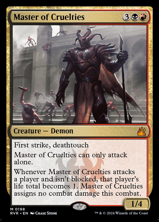 Master of Cruelties (Ravnica Remastered)  - Foil | Good Games North