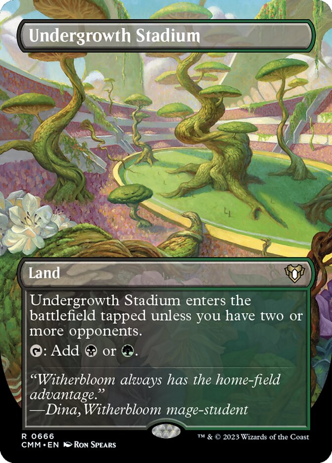 Undergrowth Stadium 666/451 (Commander Masters)  - Borderless | Good Games North