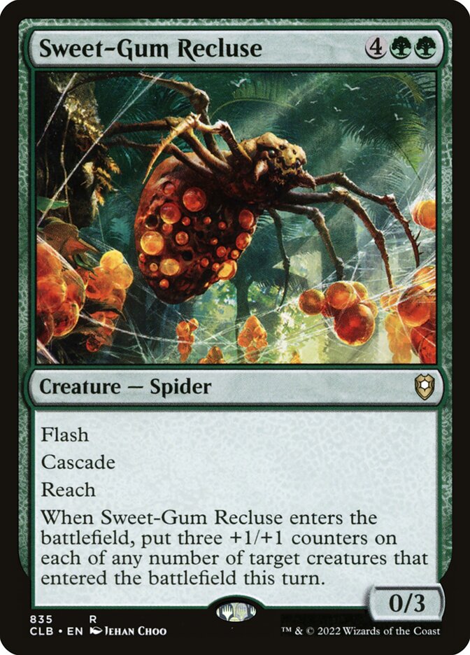 Sweet-Gum Recluse (Commander Legends: Battle for Baldur's Gate)  | Good Games North