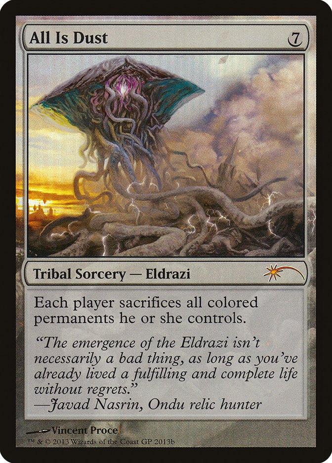All Is Dust (Grand Prix Promos)  - Foil | Good Games North