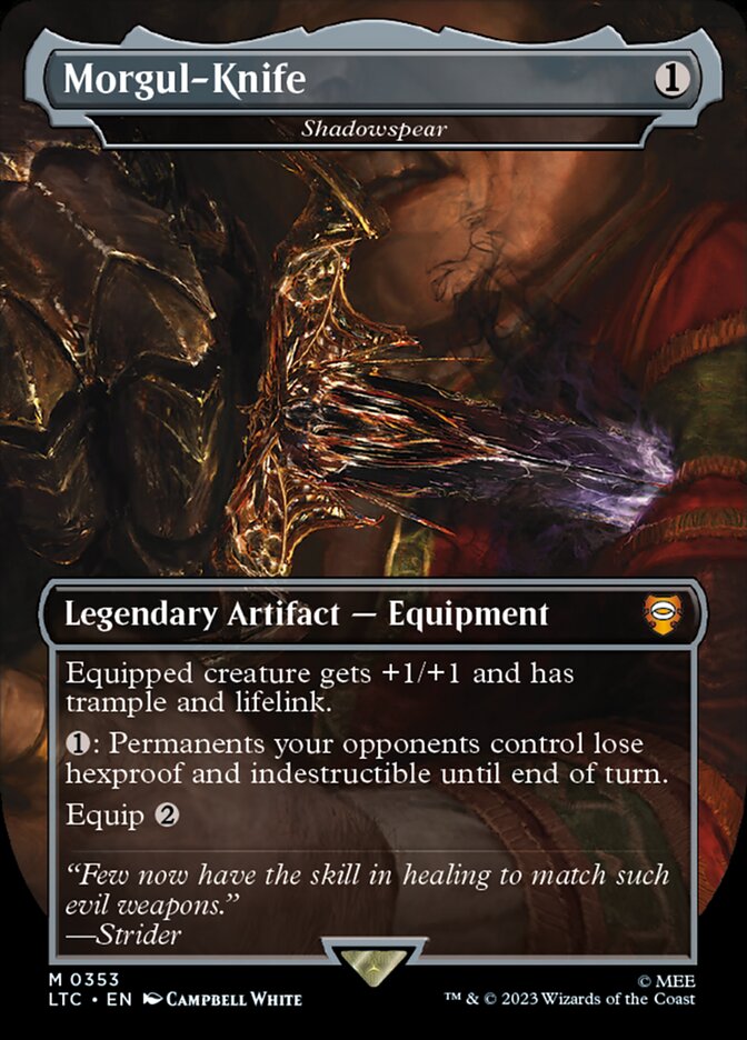Shadowspear (Commander: The Lord of the Rings: Tales of Middle-earth)  - Foil | Good Games North