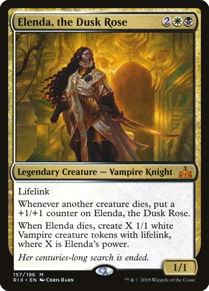 Elenda, the Dusk Rose 157/196 (Rivals of Ixalan)  - Foil | Good Games North