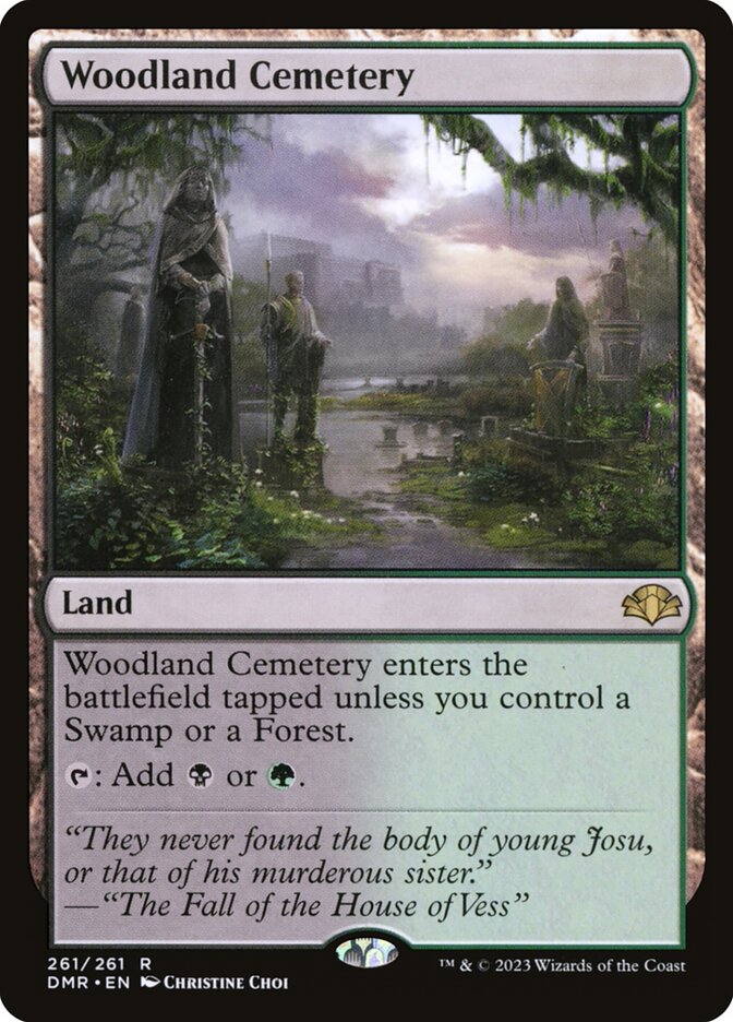 Woodland Cemetery (Dominaria Remastered)  - Foil | Good Games North
