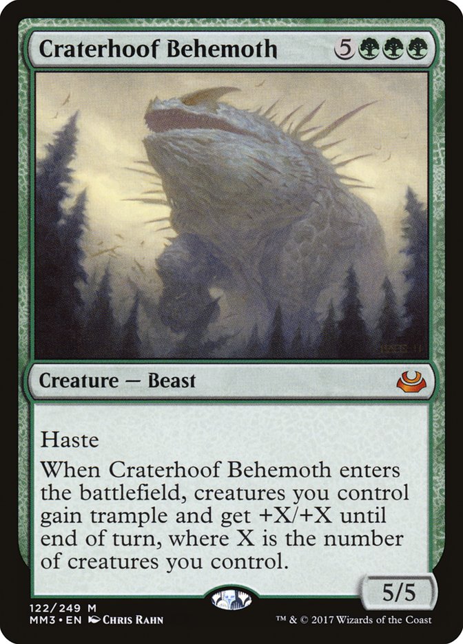 Craterhoof Behemoth (Modern Masters 2017)  | Good Games North