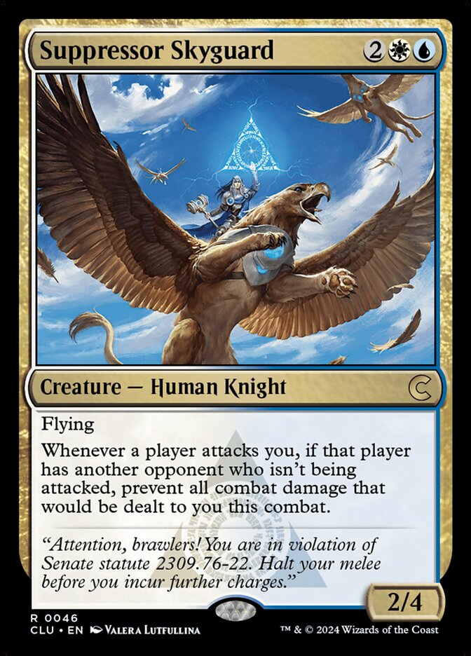 Suppressor Skyguard (Ravnica: Clue Edition)  | Good Games North