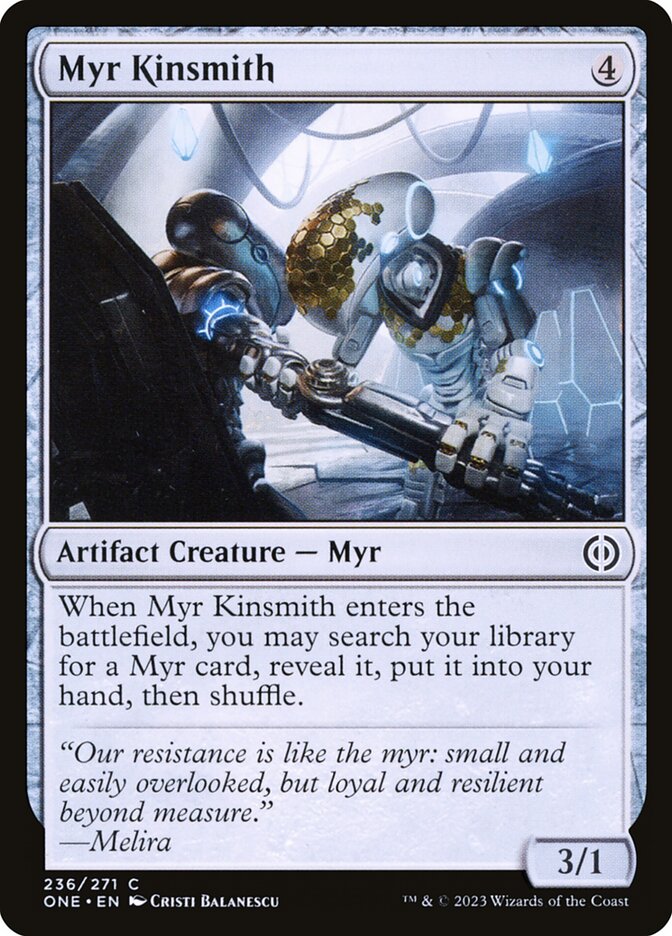 Myr Kinsmith (Phyrexia: All Will Be One)  - Foil | Good Games North