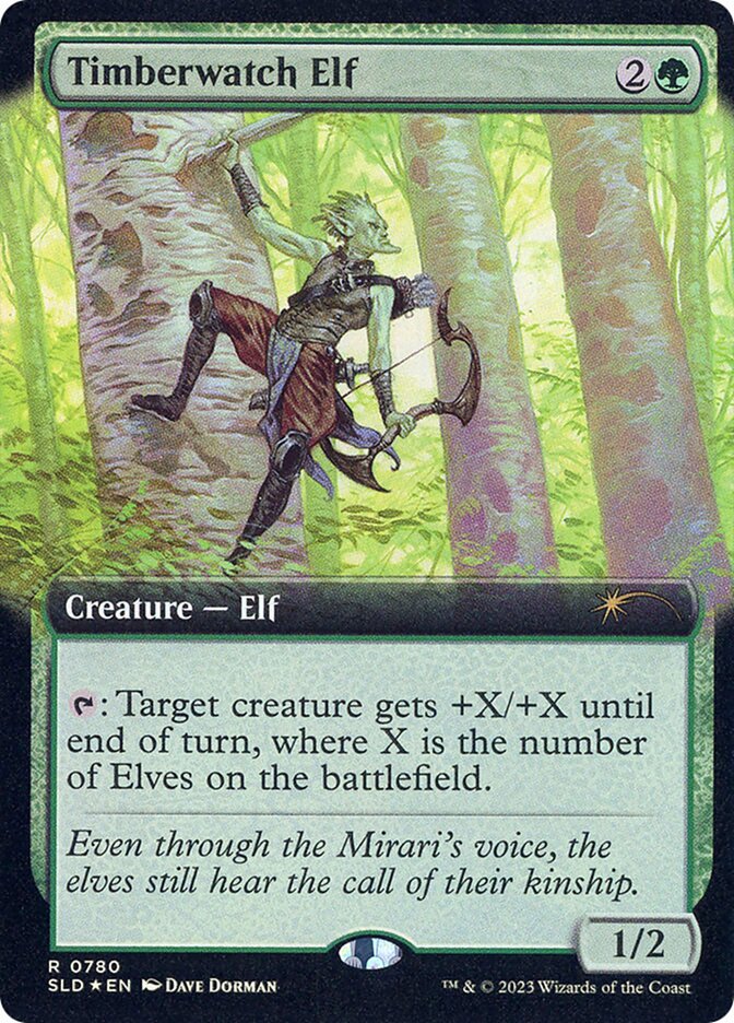 Timberwatch Elf 780 (Secret Lair Drop Series)  - Extended Art Foil | Good Games North