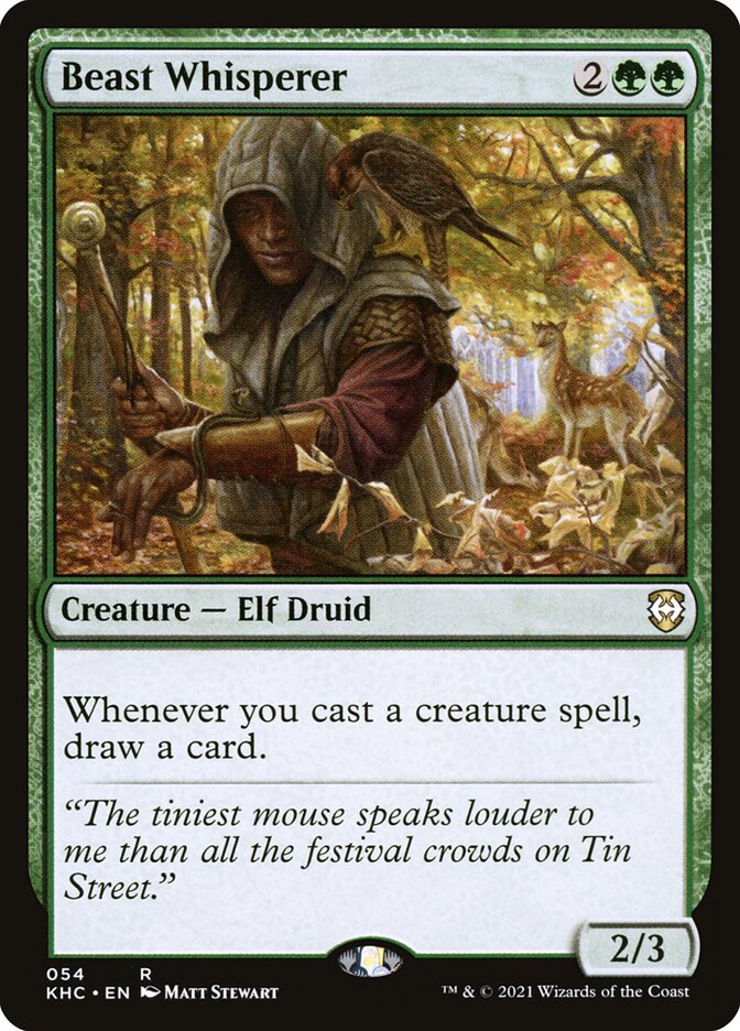 Beast Whisperer 54 (Commander: Kaldheim)  | Good Games North