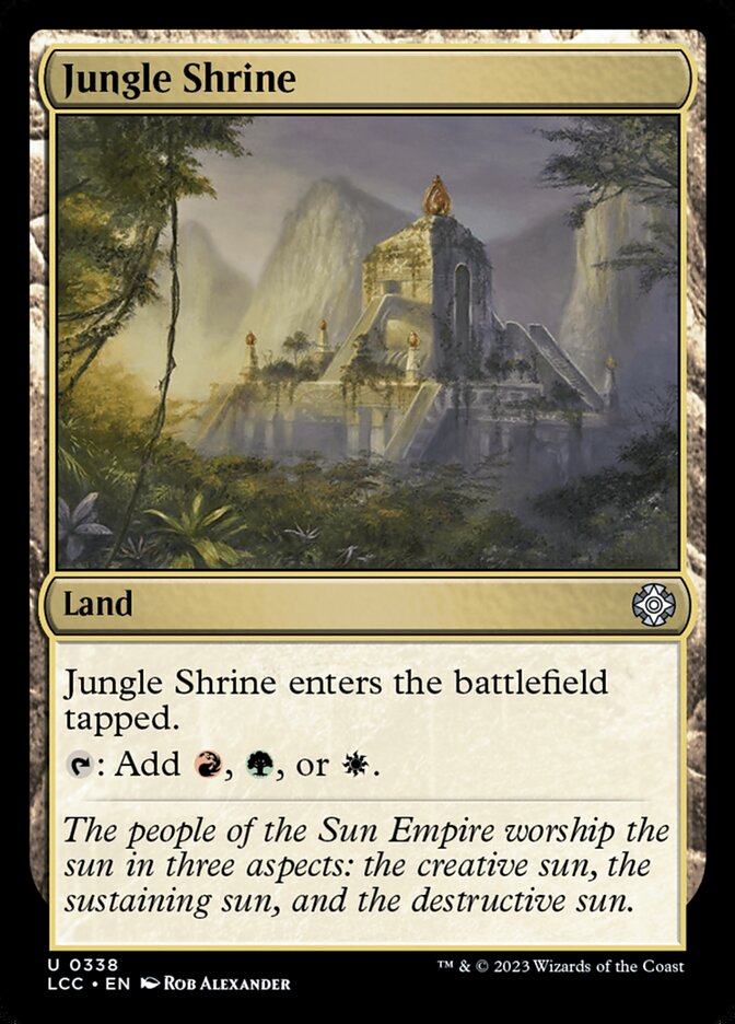 Jungle Shrine 338 (Commander: The Lost Caverns of Ixalan)  | Good Games North