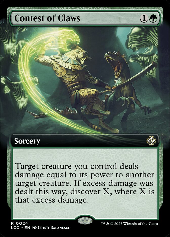 Contest of Claws (Commander: The Lost Caverns of Ixalan)  - Foil | Good Games North