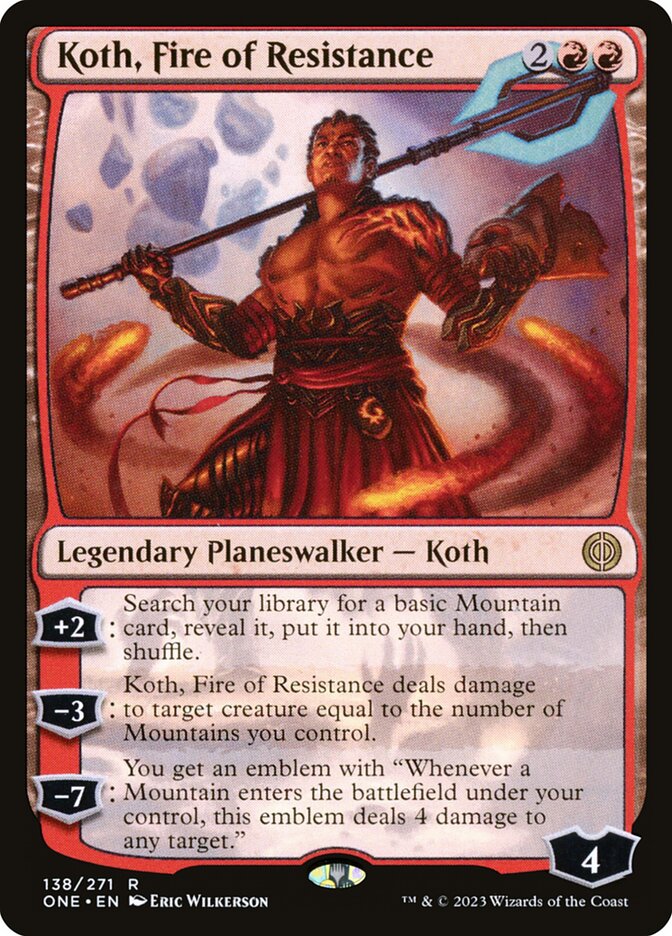 Koth, Fire of Resistance (Phyrexia: All Will Be One)  | Good Games North
