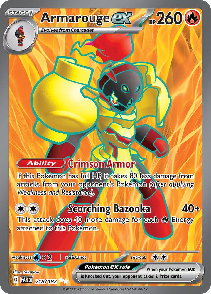 Armarouge ex 218/182 (SV04: Paradox Rift)  - Holofoil | Good Games North