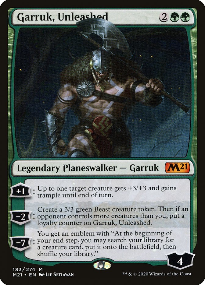 Garruk, Unleashed (Core Set 2021)  | Good Games North