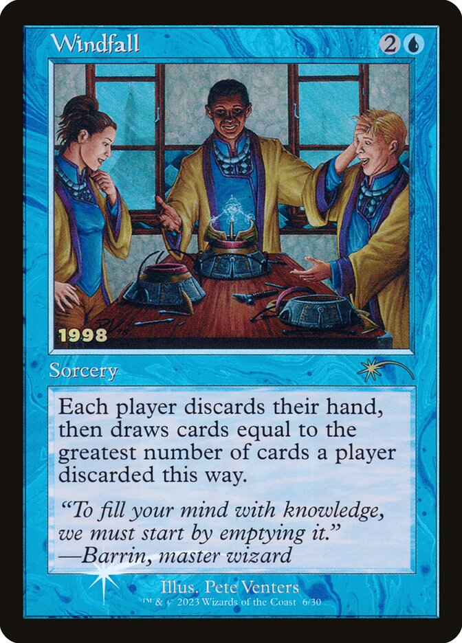 Windfall (30th Anniversary Promos)  - Foil | Good Games North