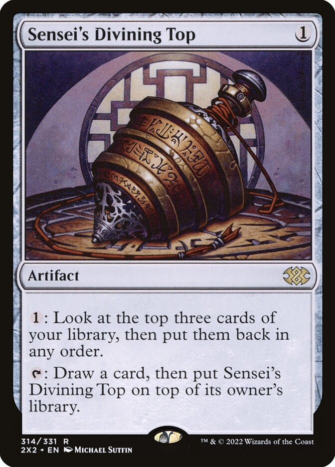 Sensei's Divining Top 314 (Double Masters 2022)  - Foil | Good Games North