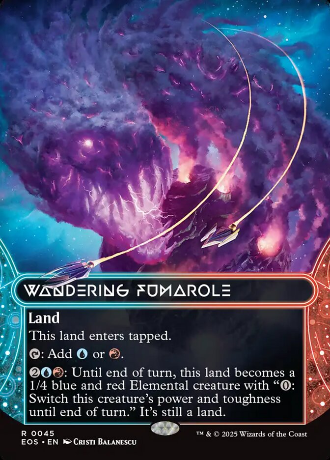 Wandering Fumarole 45 (Edge of Eternities: Stellar Sights)  - Borderless | Good Games North