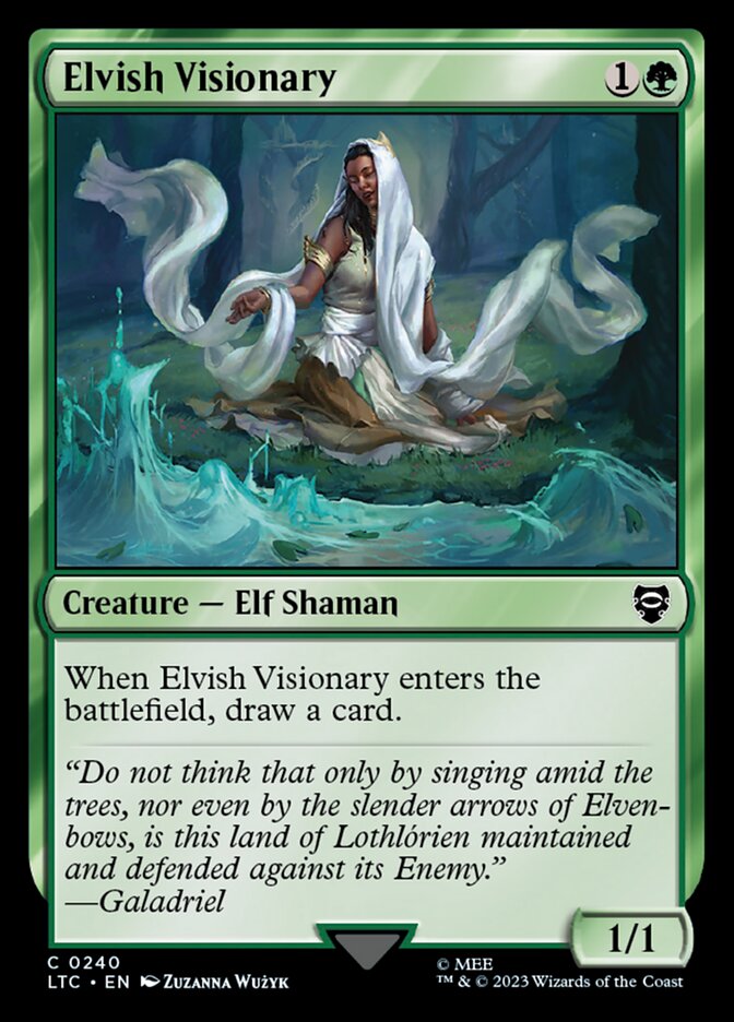 Elvish Visionary (Commander: The Lord of the Rings: Tales of Middle-earth)  | Good Games North